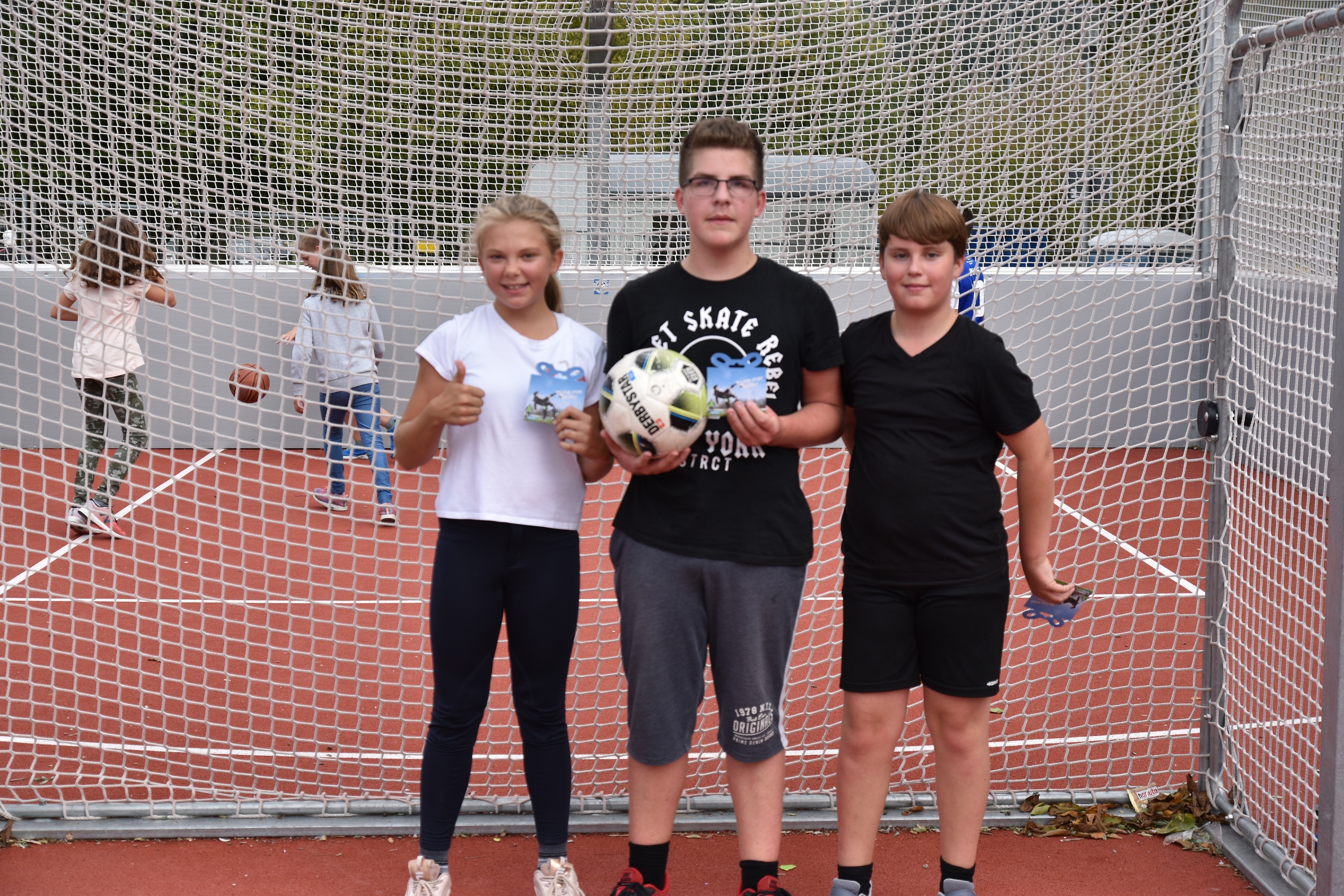 Siegermannschaft des Fußballturniers