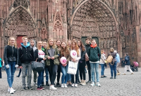 Vor dem Straßburger Münster