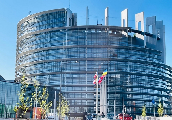 Das Europaparlament in Strasbourg