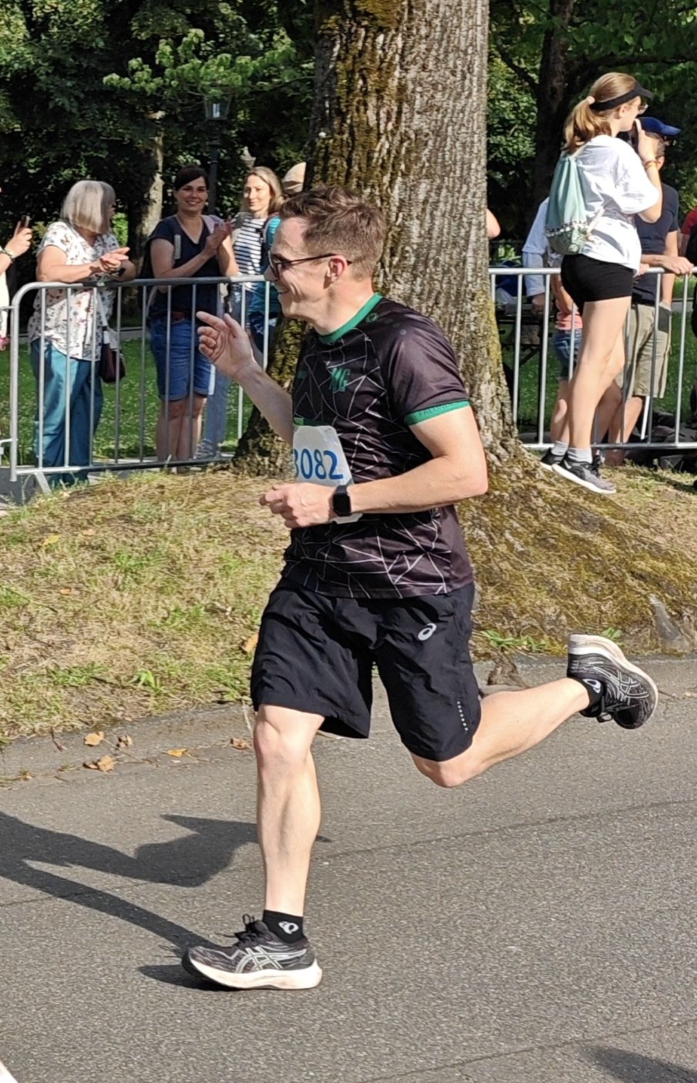 M. Gölles beim Heel-Lauf