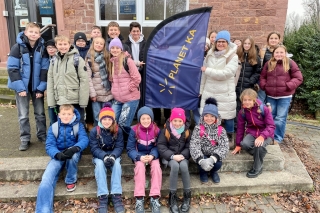 Klasse 6c besucht das Planetarium